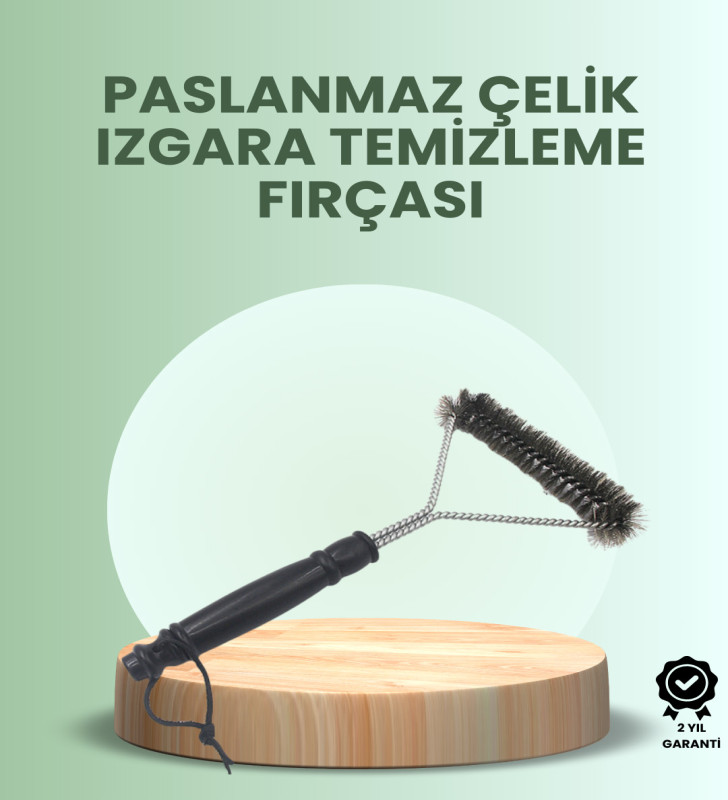 Barbekü ve Mangal İçin Tel Izgara Temizleyici Fırça - Lisinya
