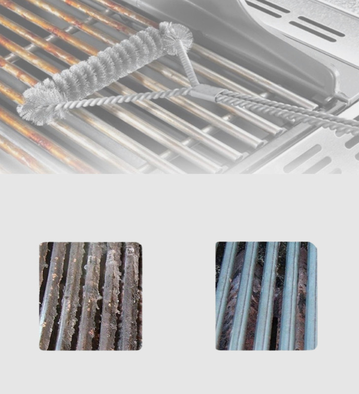 Tel Izgara Temizleme Fırçası BBQ Sonrası Kolay Temizlik - Lisinya