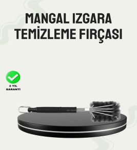 Paslanmaz Çelik Telli Mangal Temizlik Fırçası - Lisinya