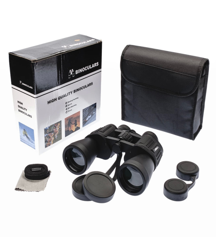 7x50 – Geniş ön Mercekli Profesyonel El Dürbünü – 1000m/56m – Siyah V3