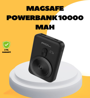 Manyetik Kablosuz Powerbank 22.5W Hızlı Şarj LCD Göstergeli - Lisinya