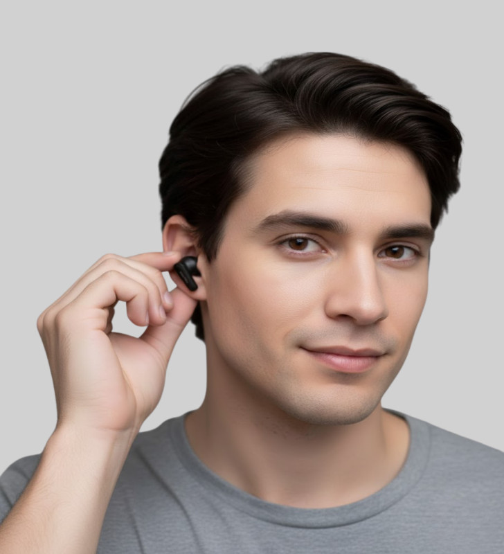 Yapay Zeka Destekli Bluetooth Kulaklık Anlık Çeviri ve Gürültü Engelleme - Lisinya