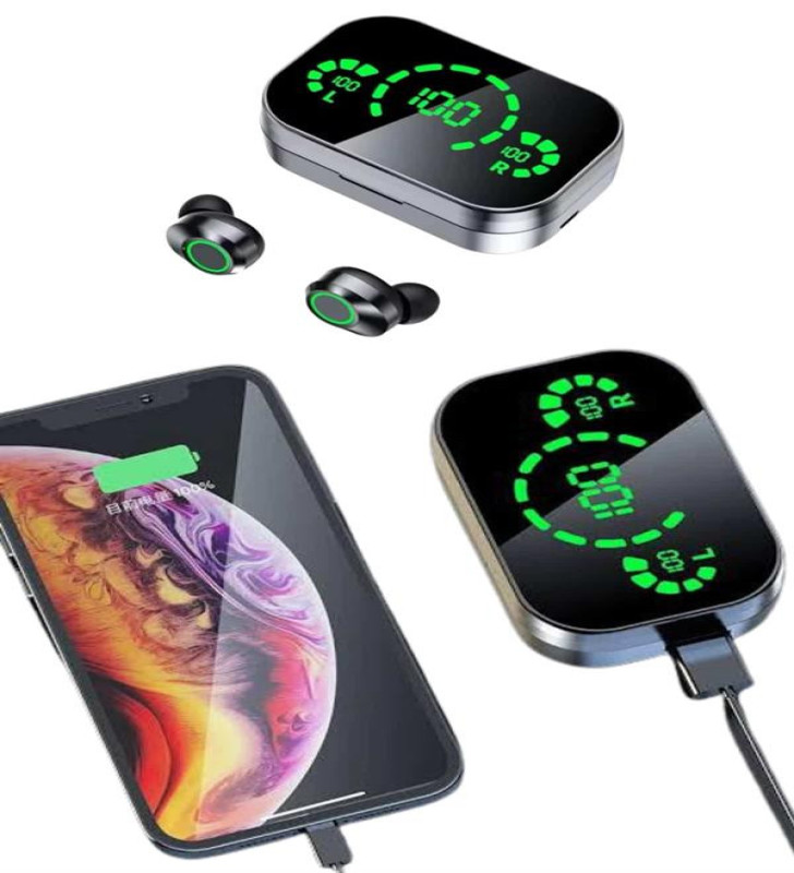 2025 Model Bluetooth Kulaklık Telefon Şarj Edebilen Çağrı Cevaplama Dijital Göstergeli - Lisinya