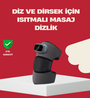 3 Seviyeli Titreşimli Isıtmalı Diz Bakım Masaj Cihazı - Lisinya