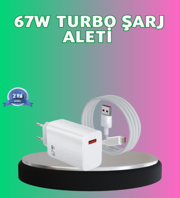 67 Watt Güçlü Turbo Şarj Aleti Samsung Note 10 Note 20 Uyumlu - Lisinya