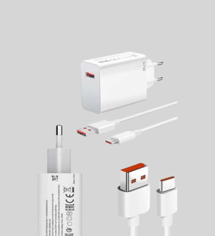 67 Watt Type C Şarj Adaptörü Asus Zenfone 7 8 9 Uyumlu - Lisinya