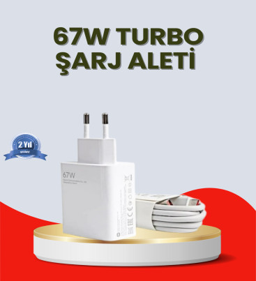 67 Watt Ultra Hızlı Şarj Adaptörü Xiaomi Redmi 9 10 12C Uyumlu - Lisinya
