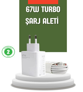 67 Watt Turbo Şarj Cihazı Xiaomi Redmi Note 10 11 12 Uyumlu - Lisinya