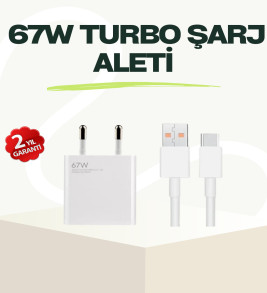 67 Watt Güçlü Çift Turbo Şarj Aleti iPhone 13 14 15 Pro Max Uyumlu - Lisinya