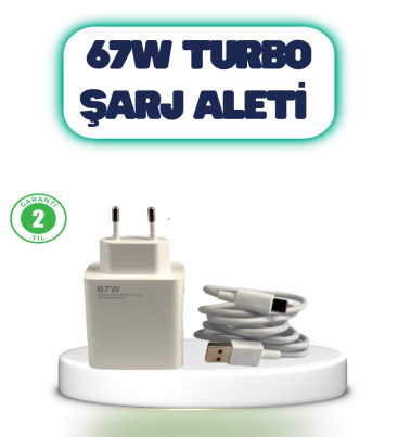 67 Watt Hızlı Şarj Aleti Poco F2 F3 F4 Uyumlu - Lisinya
