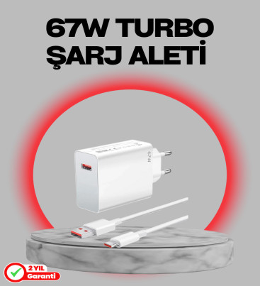 67 Watt Turbo Destekli Şarj Cihazı Honor 50 70 90 Uyumlu - Lisinya