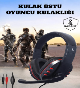 Mikrofonlu, Gürültü Engelleyici ve Dayanıklı Kulaklık: Oyun Performansınızı Zirveye Taşıyın - Lisinya