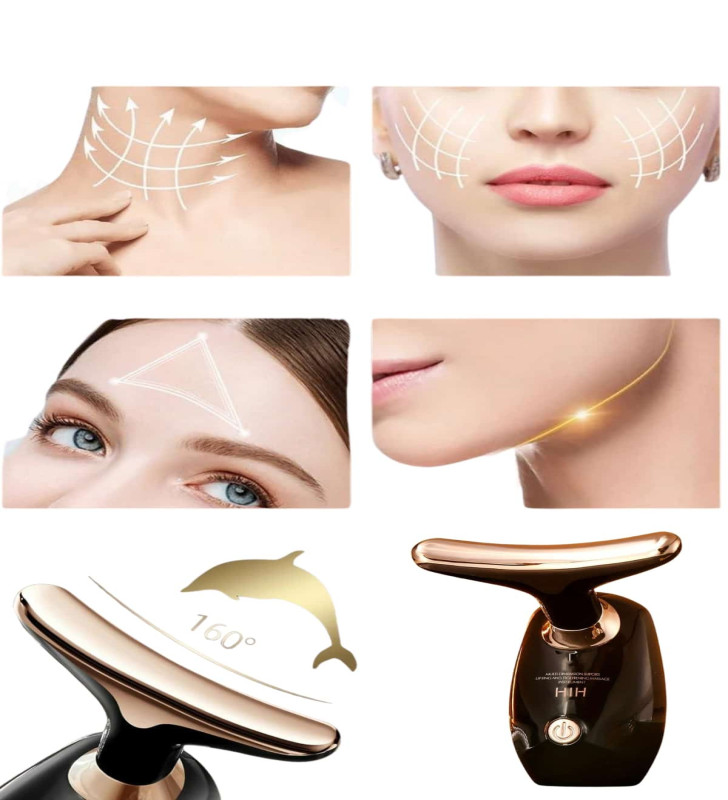 Yüz Masaj Aleti Boyun ve Yüz EMS Güzellik Cihazı Cilt Sıkılaştırma Cilt Gençleştirme Cihazı - Lisinya