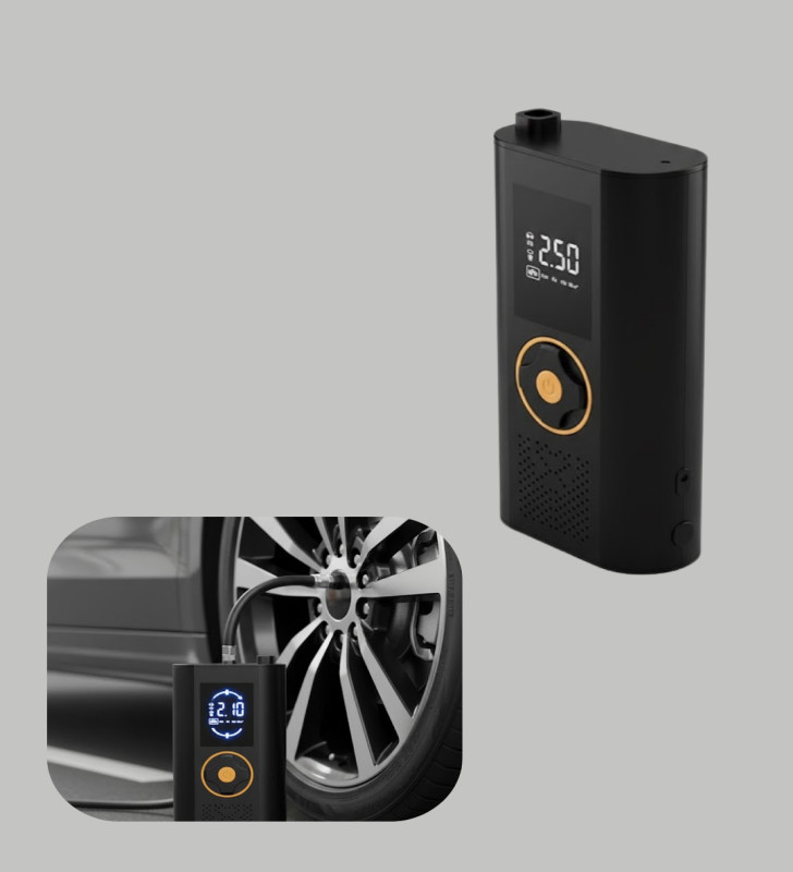 Taşınabilir Dijital Lastik Şişirme Cihazı Güvenli ve Pratik Kullanım - Lisinya