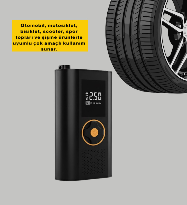 LED Ekranlı Akıllı Hava Kompresörü Hassas Basınç Kontrolü - Lisinya