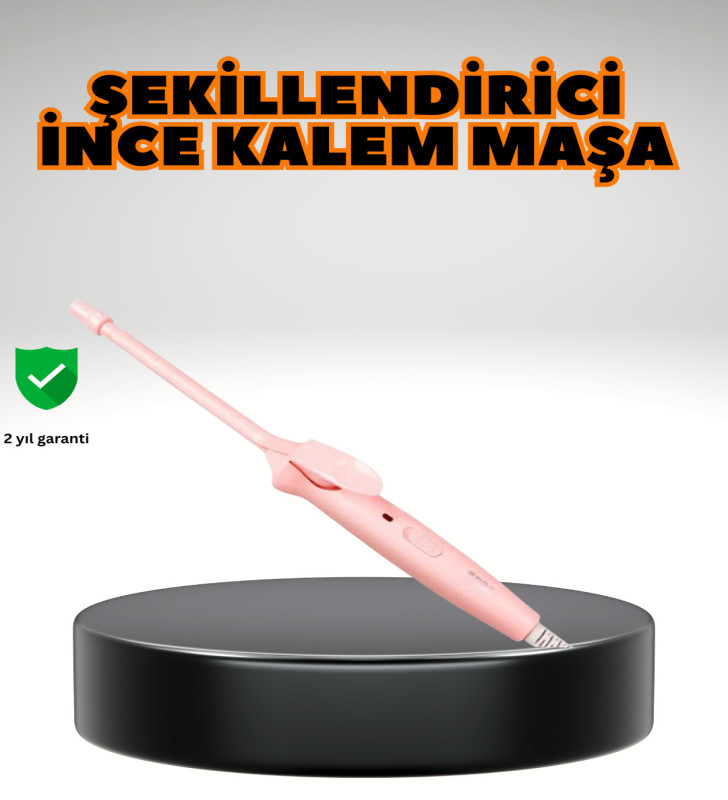 Yanma Önleyici Uçlu Profesyonel Saç Bukle Maşası - Lisinya