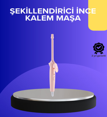 Profesyonel Saç Maşası 9mm Seramik Kaplama İnce Bukle Maşası - Lisinya