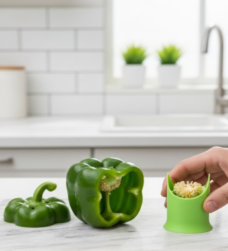 Dolmalık Biber ve Kabak İçin Çekirdek Temizleyici Mutfak Aparatı - Lisinya