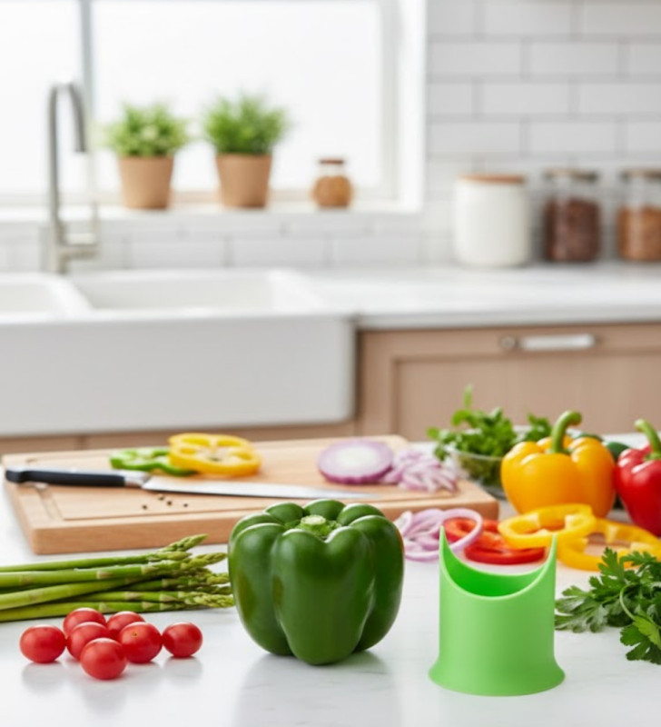 Biber ve Kabak İç Temizleyici Pratik Çekirdek Çıkarıcı Aparat - Lisinya