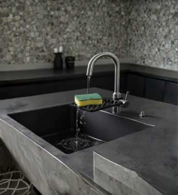 Musluğa Monte Sünger Organizeri Hijyenik Drenajlı Pratik Tasarım - Lisinya