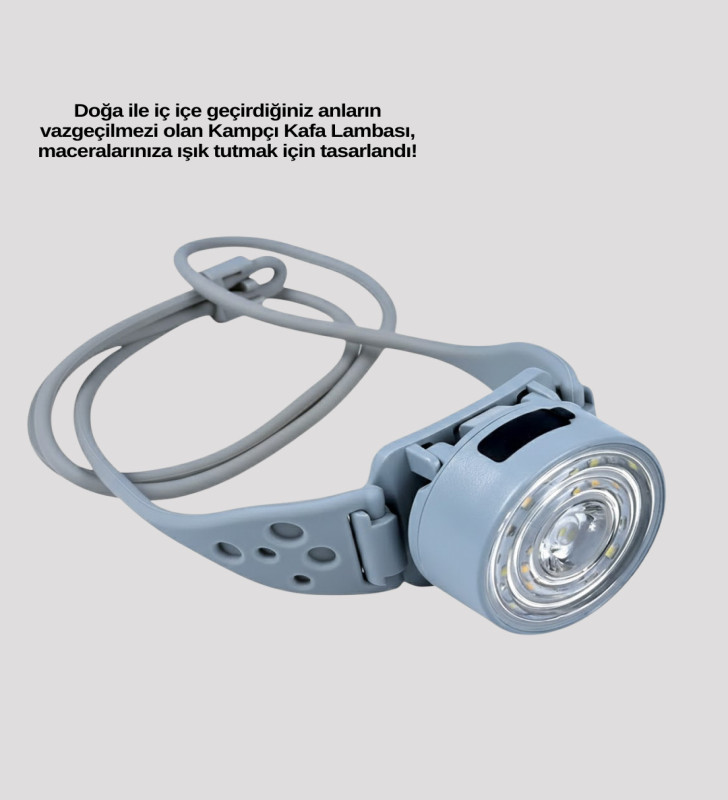 Suya Dayanıklı LED Kafa Lambası Outdoor Kullanım - Lisinya