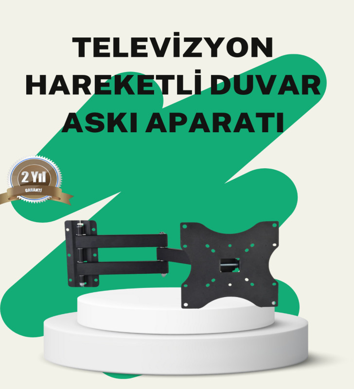 22–49 İnç TV Uyumlu Hareketli Duvar Askı Aparatı - Lisinya