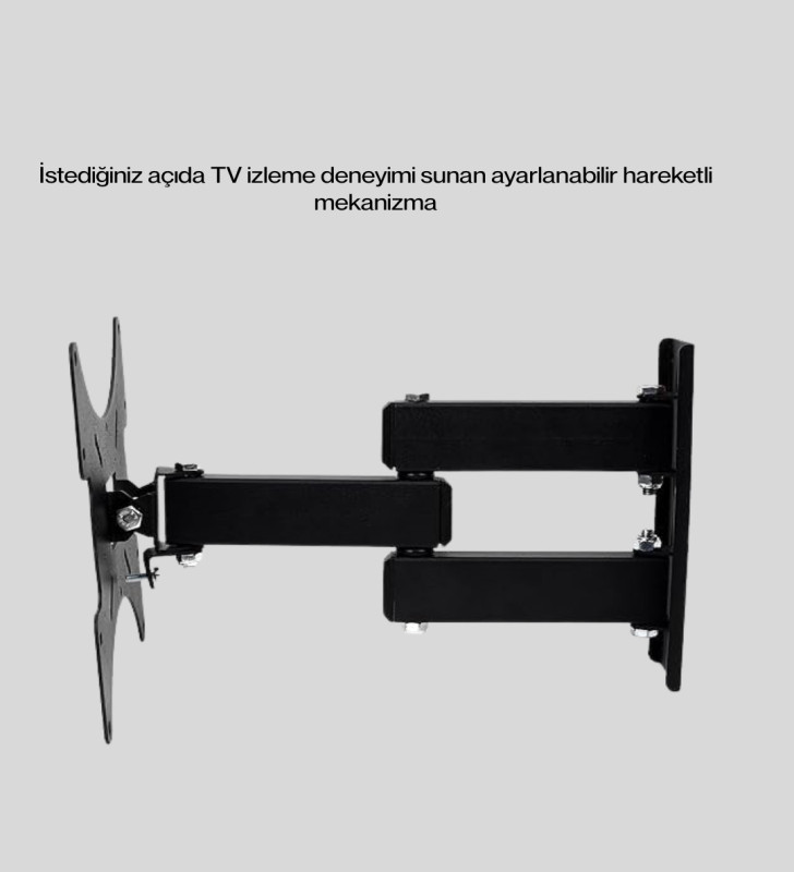 LED LCD TV Duvar Askı Aparatı Hareketli ve Döner - Lisinya