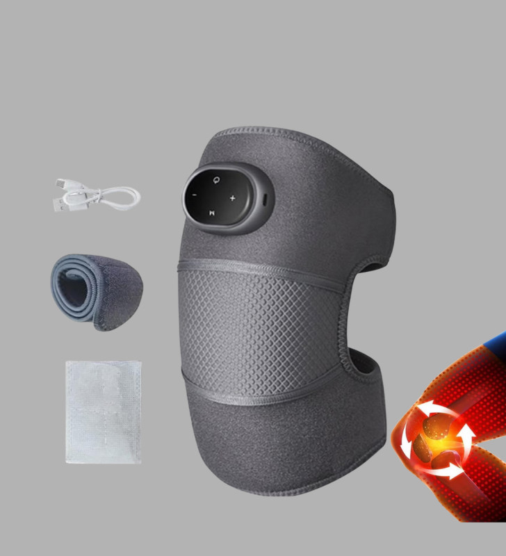 Isıtmalı Titreşimli Diz Masaj Cihazı 3D Rezonans Teknolojili - Lisinya