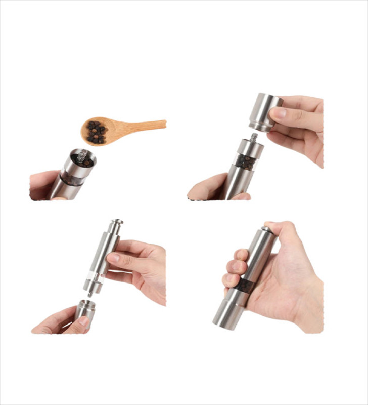 Ergonomik Tasarımlı, Nem Geçirmez Kapaklı Baharat Öğütücü - Lisinya