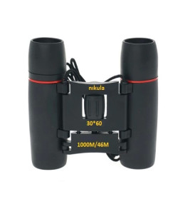 30x60 Cepte taşımalı Kauçuk kaplamalı Mini Dürbün-siyah