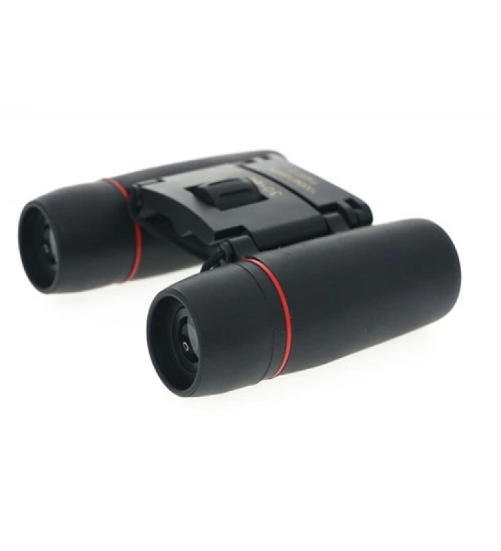 30x60 Cepte taşımalı Kauçuk kaplamalı Mini Dürbün-siyah