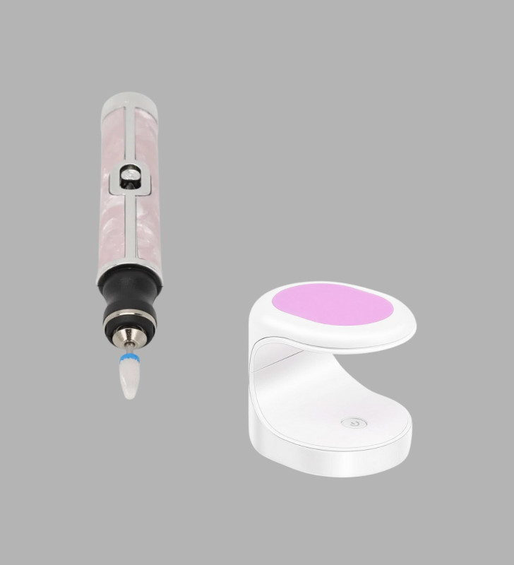 20.000 RPM Tırnak Matkabı + Mini LED Oje Kurutma Cihazı Seti - Lisinya