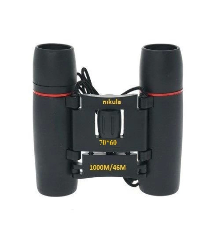 70x60 Cepte taşımalı Kauçuk kaplamalı Mini Dürbün mavi