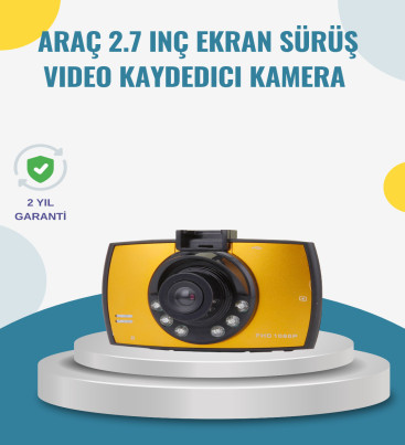 Araç İçi HD DVR Kamera G Sensor ve Hareket Algılama Özellikli - Lisinya