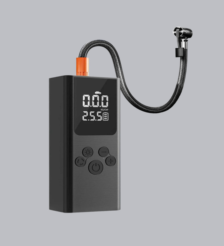 USB Şarjlı Taşınabilir Hava Kompresörü Dijital Ekranlı - Lisinya