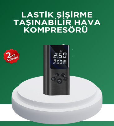 Dijital Lastik Pompası Çok Amaçlı Taşınabilir Kompresör - Lisinya