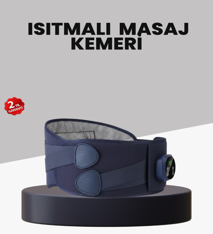 Titreşimli Masajlı Bel Kemeri Isıtmalı Destekli - Lisinya