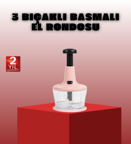 Manuel Sebze Rondosu Pratik Bas Kes Doğrayıcı - Lisinya