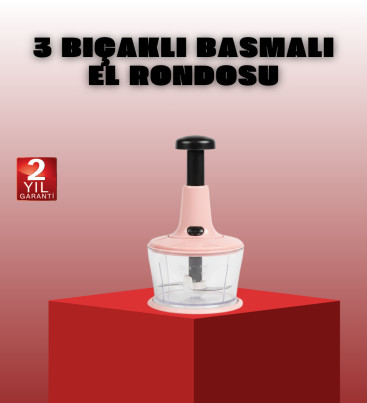 Manuel Sebze Rondosu Pratik Bas Kes Doğrayıcı - Lisinya