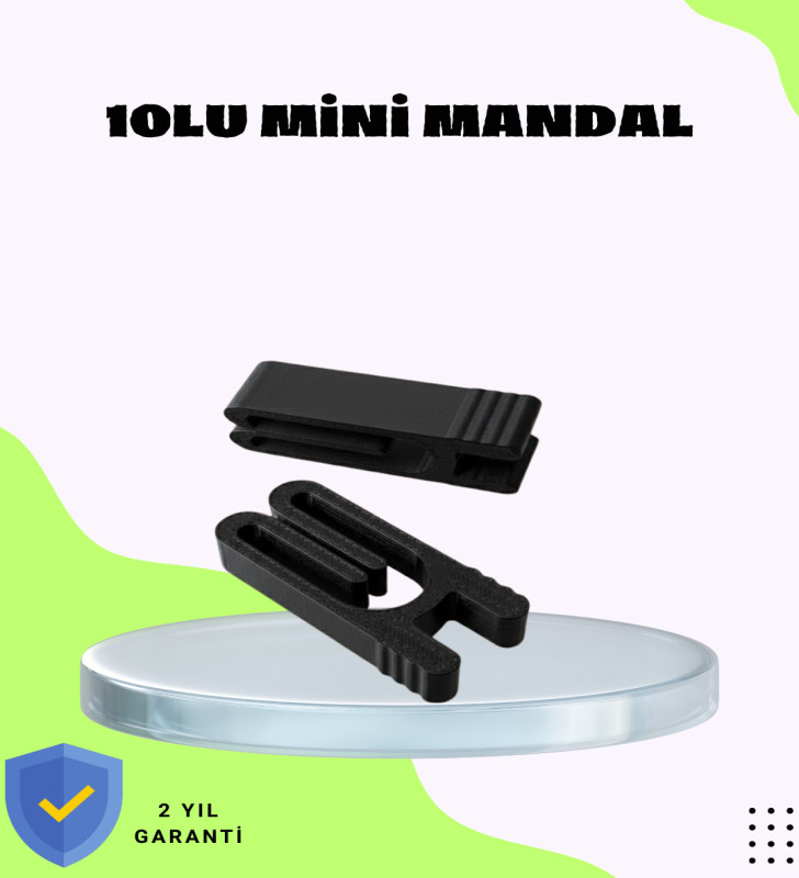 Cips Kahve ve Bakliyat İçin Poşet Kapatma Mandalı 10’lu - Lisinya