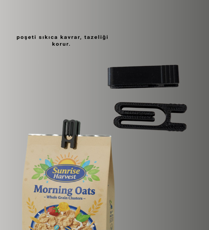 Gıda Saklama Mandalı Tazelik Koruyucu 10’lu Set - Lisinya