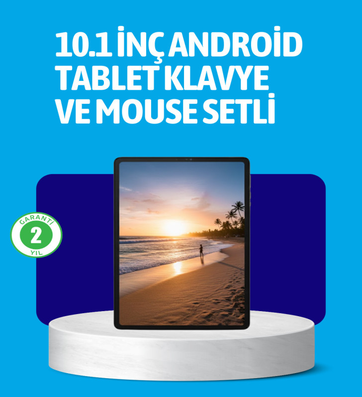 Android 15 Tablet Klavyeli Mouse’lu Profesyonel Set - Lisinya