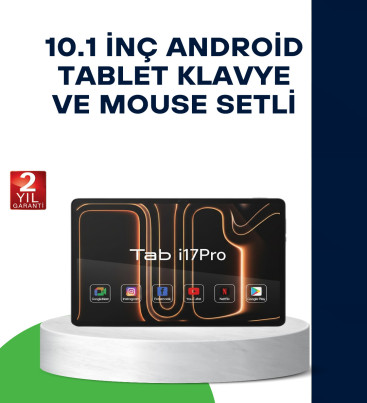 10.1 İnç Android Tablet Klavye ve Mouse Setli 5G Destekli - Lisinya