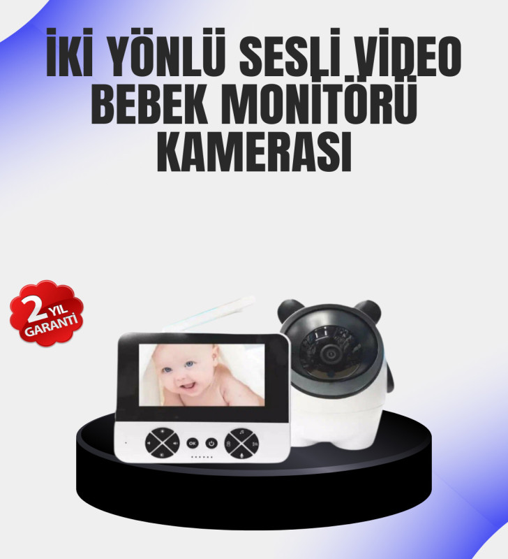Uzaktan Kontrollü Bebek Kamerası Ninni ve Zoom Özellikli - Lisinya