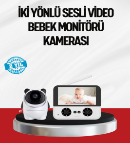 Görüntülü Bebek Monitörü 4.3 İnç Ekran ve Sesli İletişim - Lisinya