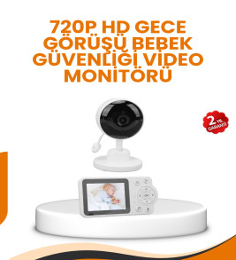 Ebeveyn Kontrollü 2.8 İnç Bebek Monitörü Güvenli İzleme - Lisinya