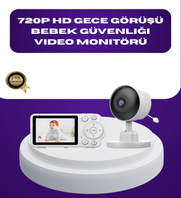 2.8 İnç Ekranlı Bebek Kamerası Gece Görüşlü ve Sesli İletişim - Lisinya