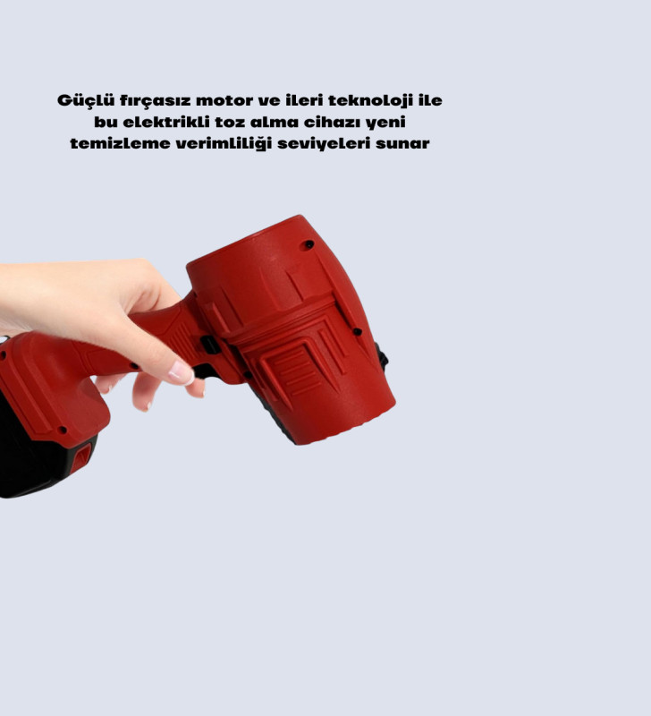 Elektrikli Toz Alma Cihazı Güçlü Hava Üfleme ve Derin Temizlik - Lisinya
