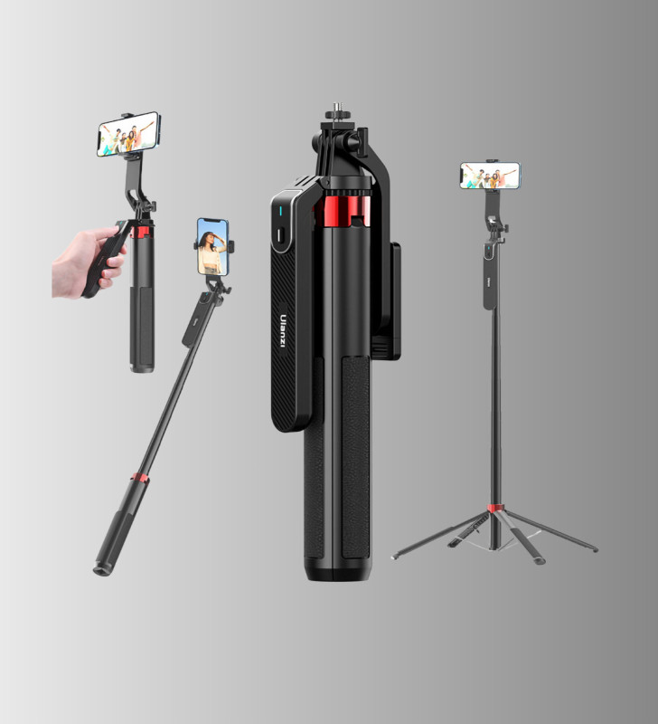 Dikey ve Yatay Çekim Destekli Selfie Stick Tripod - Lisinya