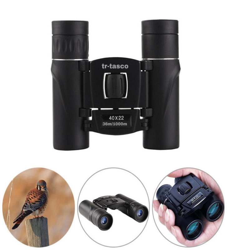 Tr- 40x22 Cepte Taşımalı Kauçuk Kaplamalı Mini Dürbün 1000m/36m